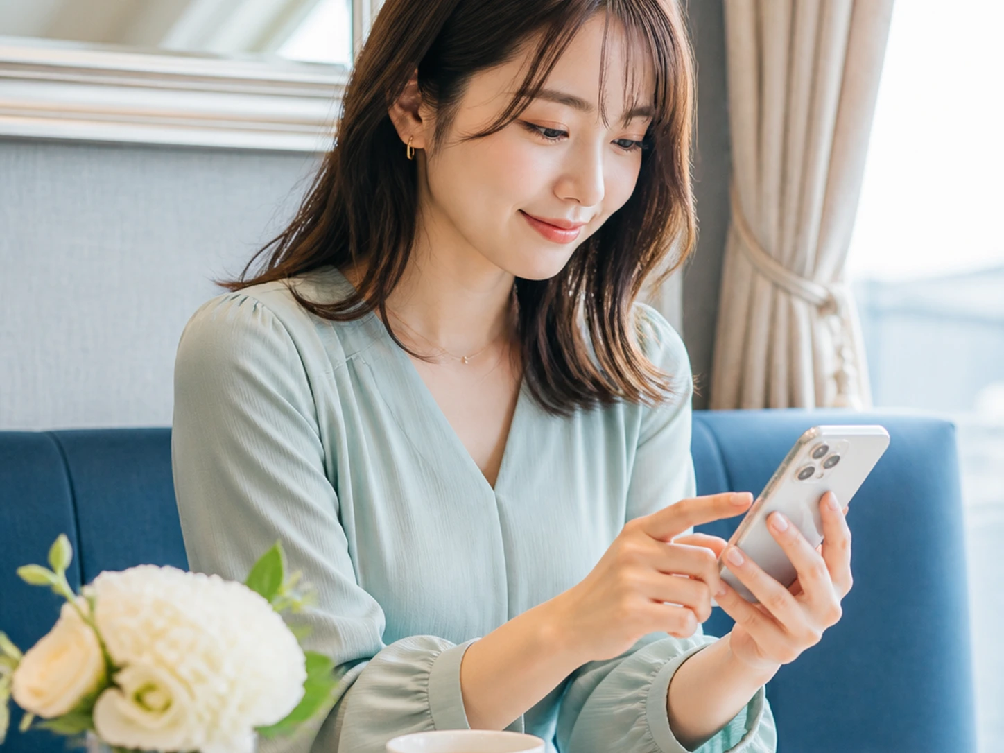 場所別の服装｜カフェ・ホテルラウンジ・レストラン・買い物