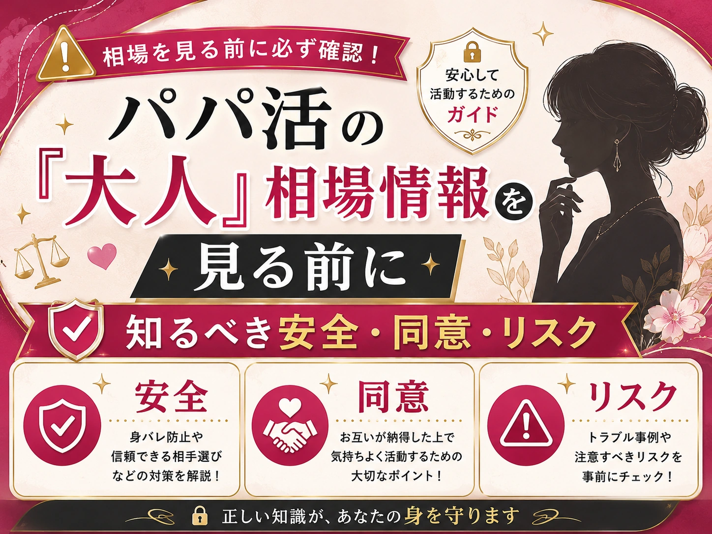 パパ活の『大人』相場情報を見る前に知るべき安全・同意・リスク