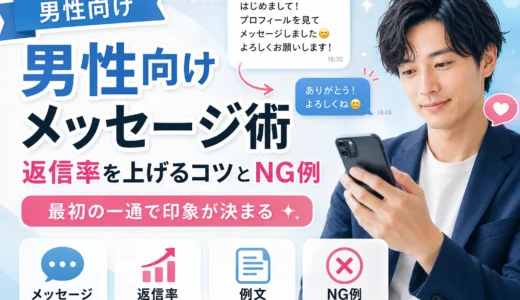 男性向けパパ活メッセージ｜初回の誘い方・条件確認・NG例