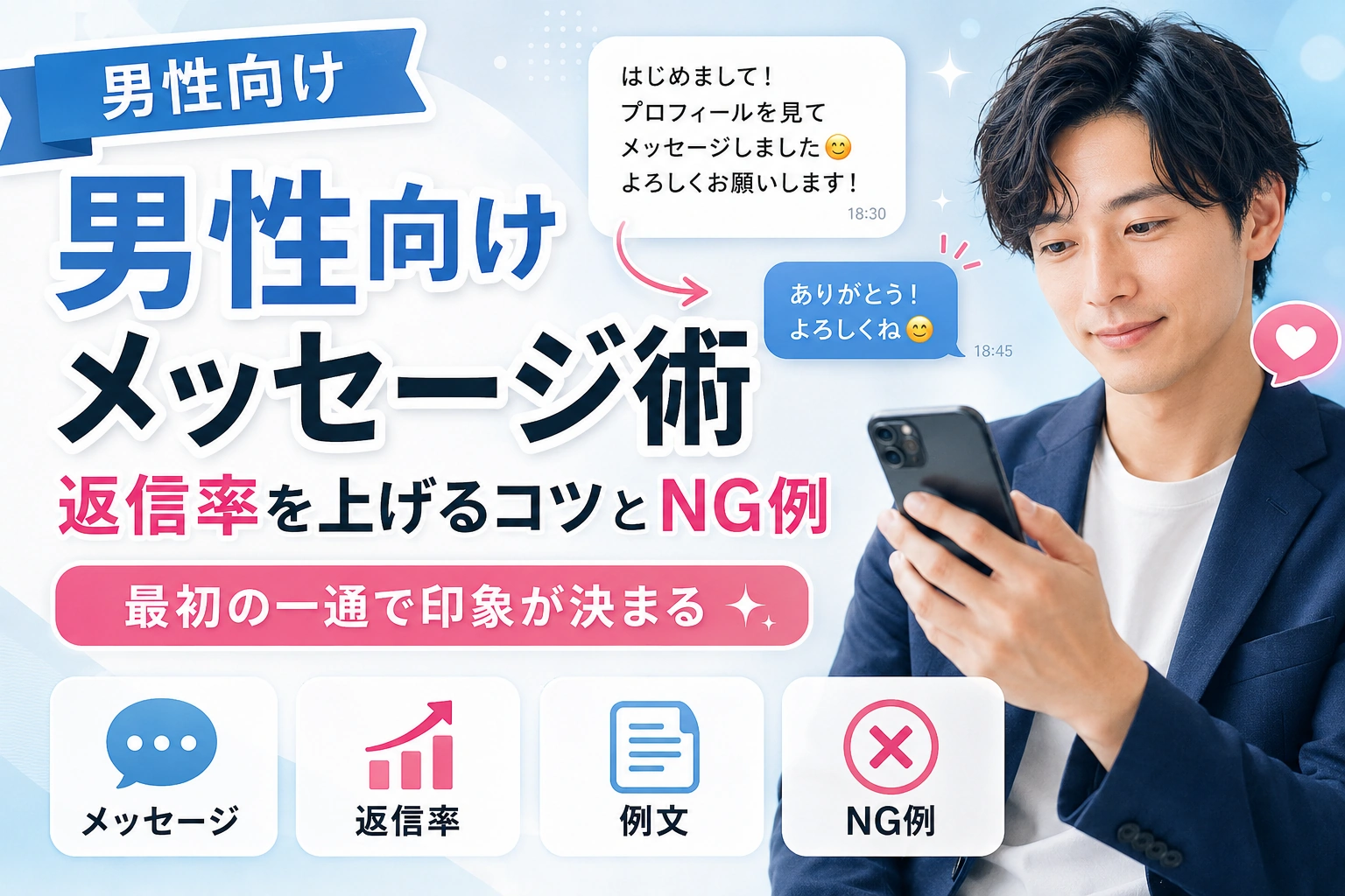 男性向けパパ活メッセージ｜初回の誘い方・条件確認・NG例