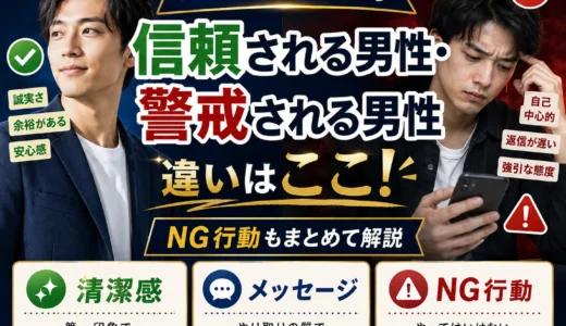 パパ活で女性から信頼される男性・警戒される男性の違い｜NG行動も解説