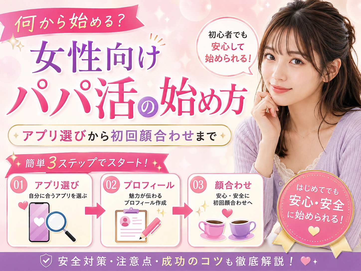 パパ活の身バレ対策｜家族・会社にバレる原因と本名・SNS・個人情報の守り方