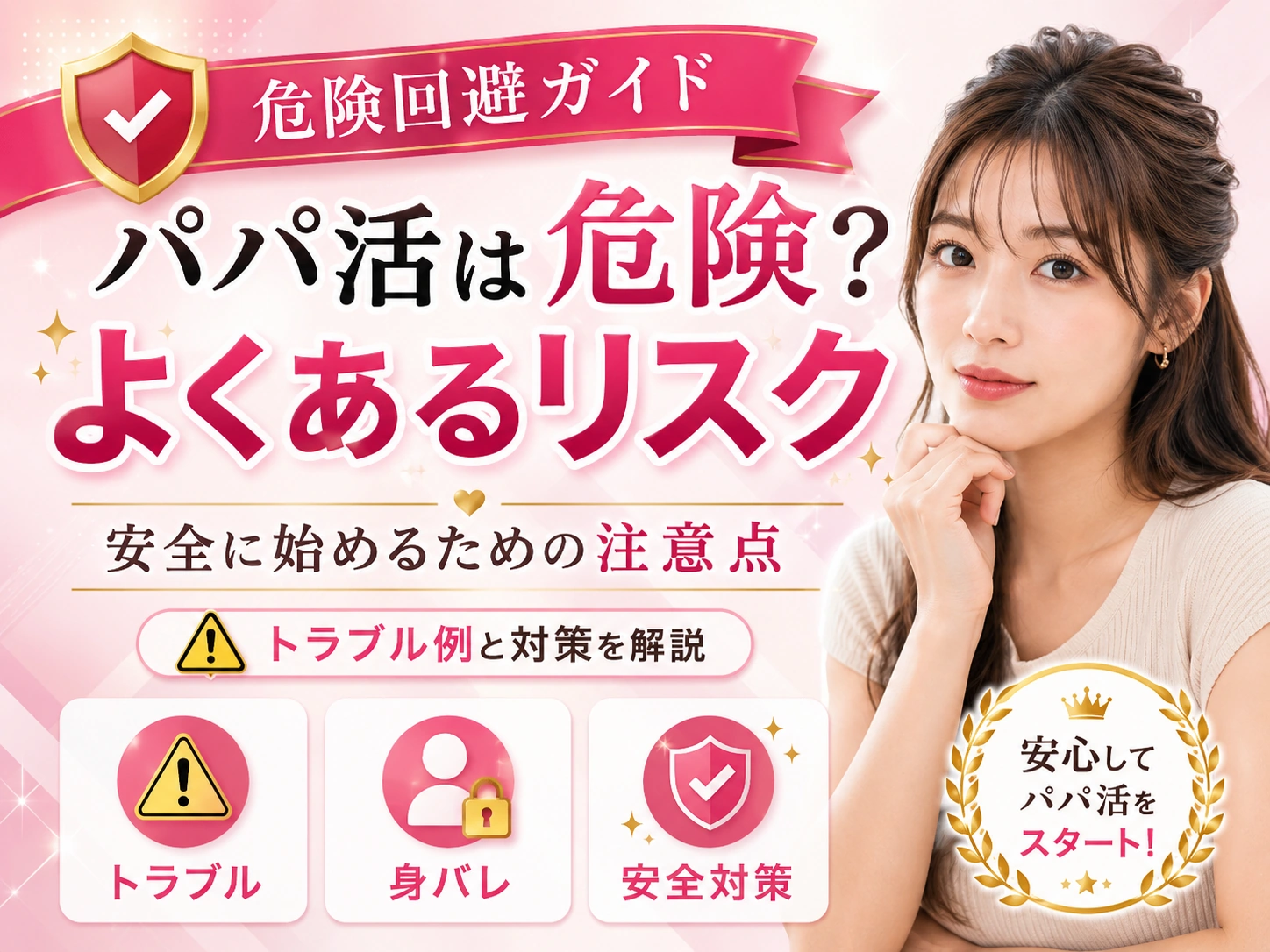 パパ活は危険?よくあるリスクと安全に始めるための対策