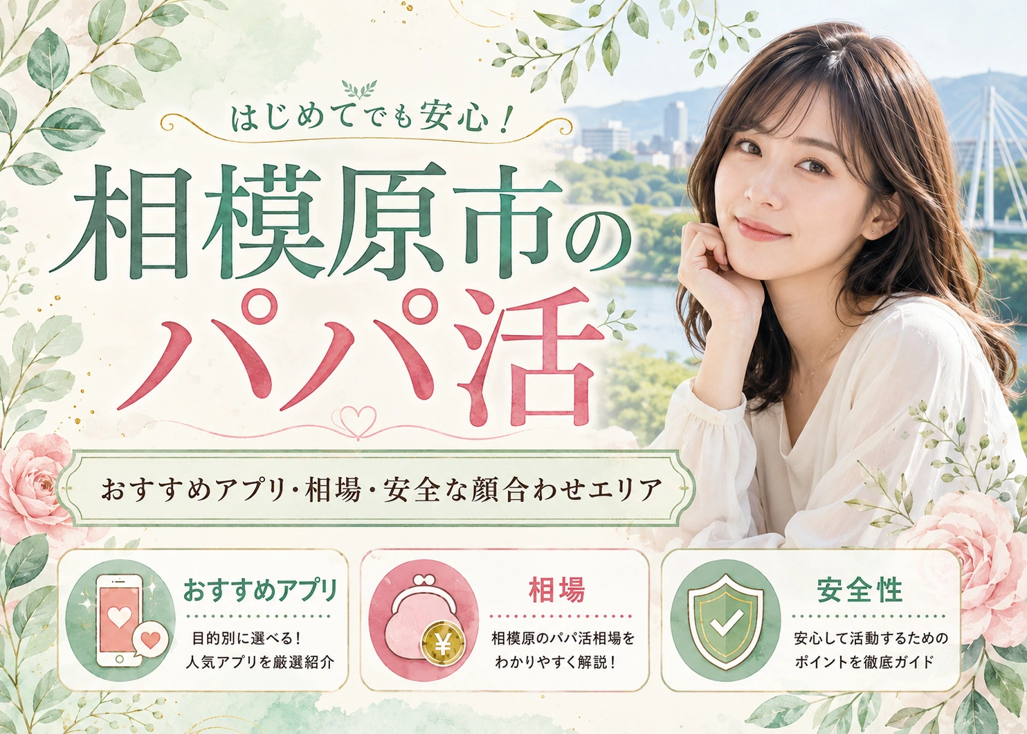 相模原市のパパ活|おすすめアプリ・相場・安全な顔合わせエリア