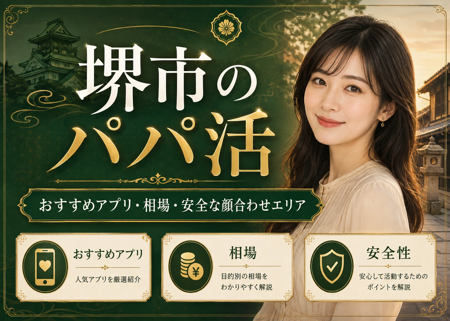 堺市のパパ活｜おすすめアプリ・相場・安全な顔合わせエリア